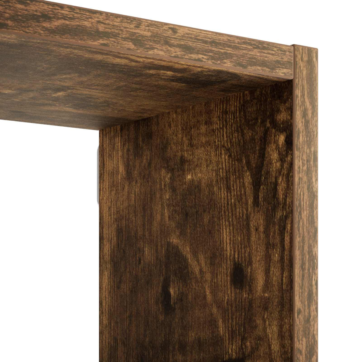 Wall Shelf Smoked Oak 103 x 17 x 102 cm Engineered Wood