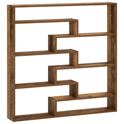 Wall Shelf Old Wood 103 x 17 x 102 cm Engineered Wood