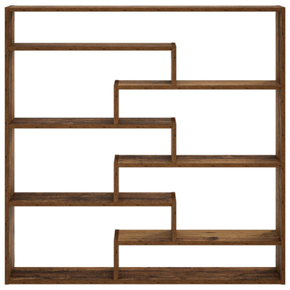 Wall Shelf Old Wood 103 x 17 x 102 cm Engineered Wood