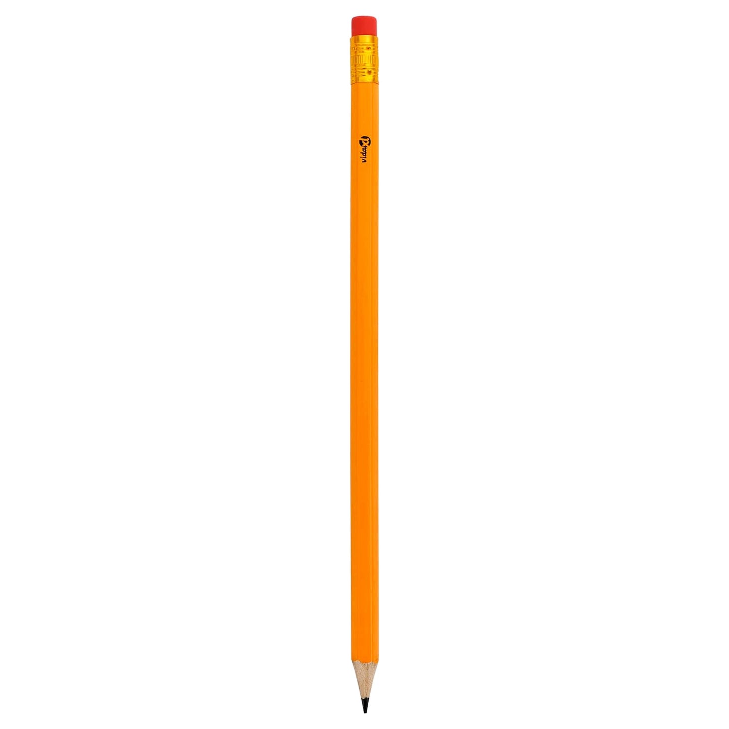 HB Pencils 1000 pcs Ø 0.7 x 18.5 cm Yellow Solid Poplar Wood