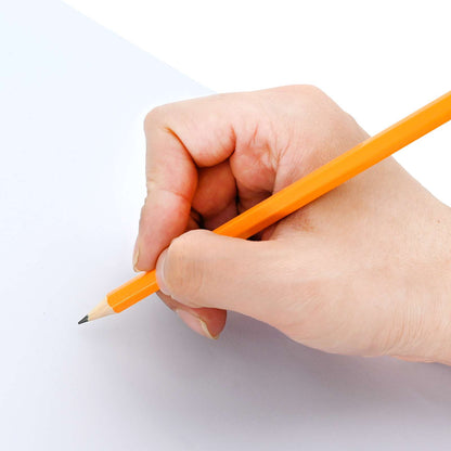 HB Pencils 1000 pcs Ø 0.7 x 18.5 cm Yellow Solid Poplar Wood