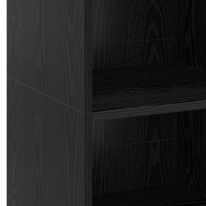 Highboard Black Oak 45 x 41 x 124 cm Engineered Wood