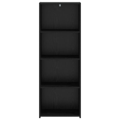 Highboard Black Oak 45 x 41 x 124 cm Engineered Wood