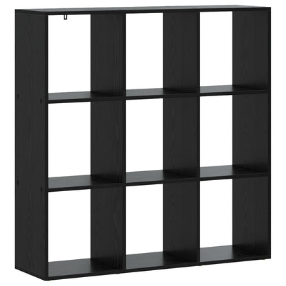 Book Cabinet 102 x 29 x 103.5 cm Engineered Wood Black Oak