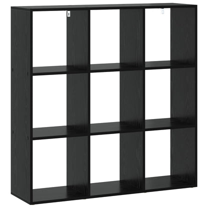 Book Cabinet 102 x 29 x 103.5 cm Engineered Wood Black Oak