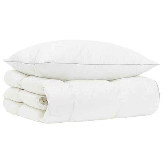 90% Goose Down Duvet Set FULDA 2 pcs 135 x 200 cm All Seasons