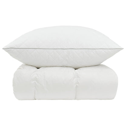 90% Goose Down Duvet Set FULDA 2 pcs 140 x 200 cm Winter White