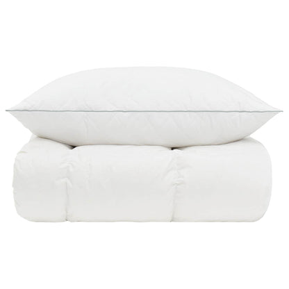 90% Goose Down Duvet Set FULDA 2 pcs 140 x 200 cm Winter White