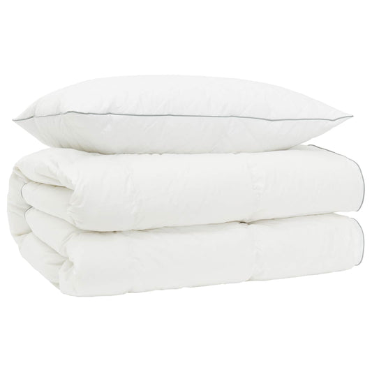 90% Goose Down Duvet Set FULDA 2 pcs 135 x 200 cm All Seasons