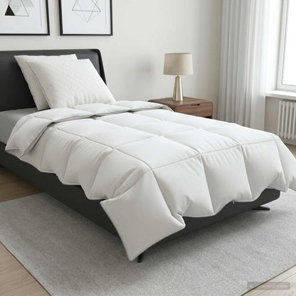 90% Goose Down Duvet Set FULDA 3 pcs 155 x 220 cm Summer White