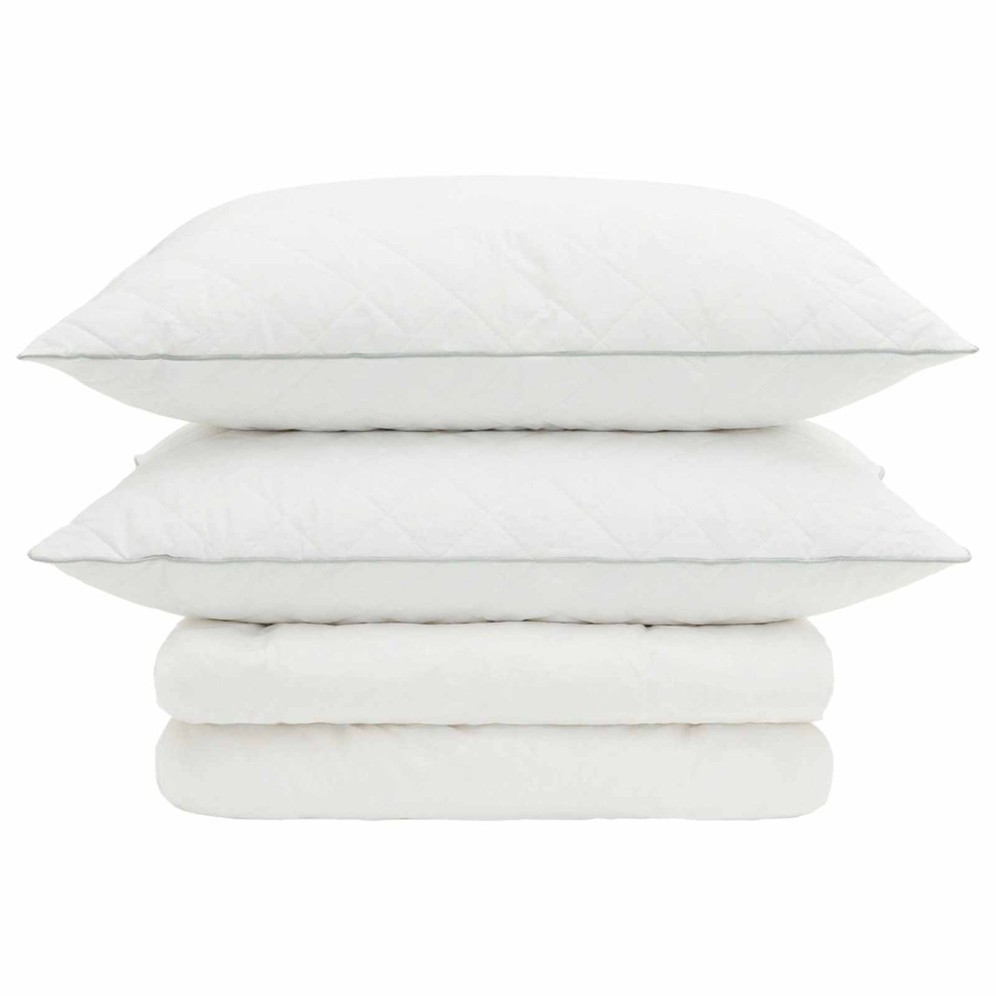 90% Goose Down Duvet Set FULDA 3 pcs 200 x 220 cm Summer White