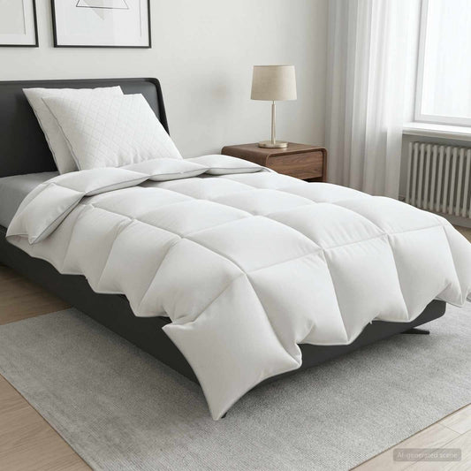 90% Goose Down Duvet Set FULDA 3 pcs 140 x 220 cm All Seasons