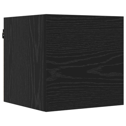 TV Cabinet Set Wall-mounted 3 pcs Engineered Wood