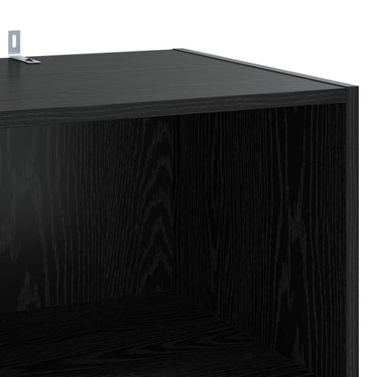 Sideboard Black Oak 45 x 41 x 185 cm Engineered Wood