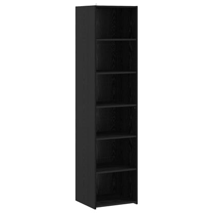 Sideboard Black Oak 45 x 41 x 185 cm Engineered Wood