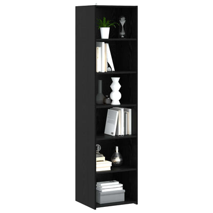 Sideboard Black Oak 45 x 41 x 185 cm Engineered Wood