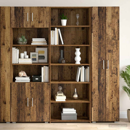 Sideboard Oak Wood 70 x 41 x 185 cm Engineered Wood