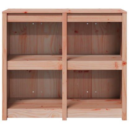 Outdoor Kitchen Cabinet MEPPEL 4 pcs White Solid Pine Wood