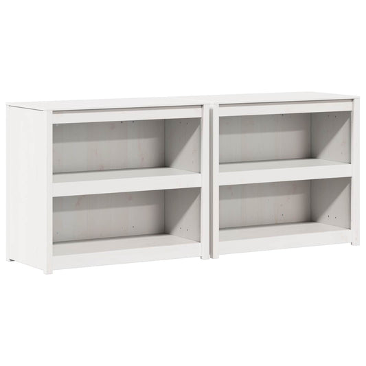 Outdoor Kitchen Cabinet MEPPEL 2 pcs White 212 x 55 x 92 cm