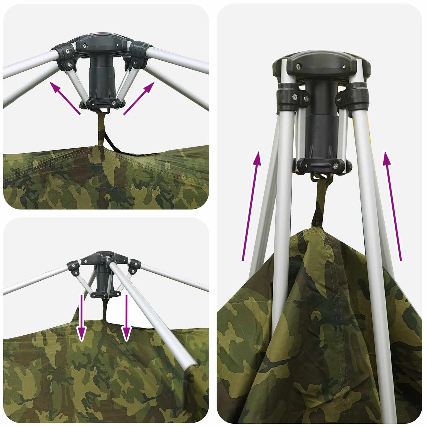 Fishing Tent Quick Release -Person 4-Person Light Camouflage