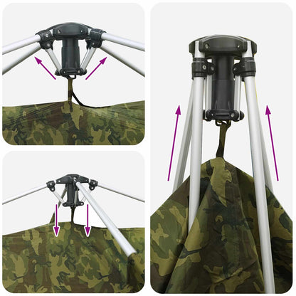 Fishing Tent Quick Release -Person 4-Person Light Camouflage