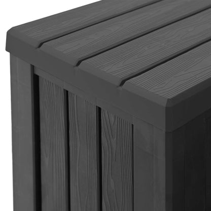 Hot Tub Step with Storage 2-Step Black 93 x 57 x 35 cm PP