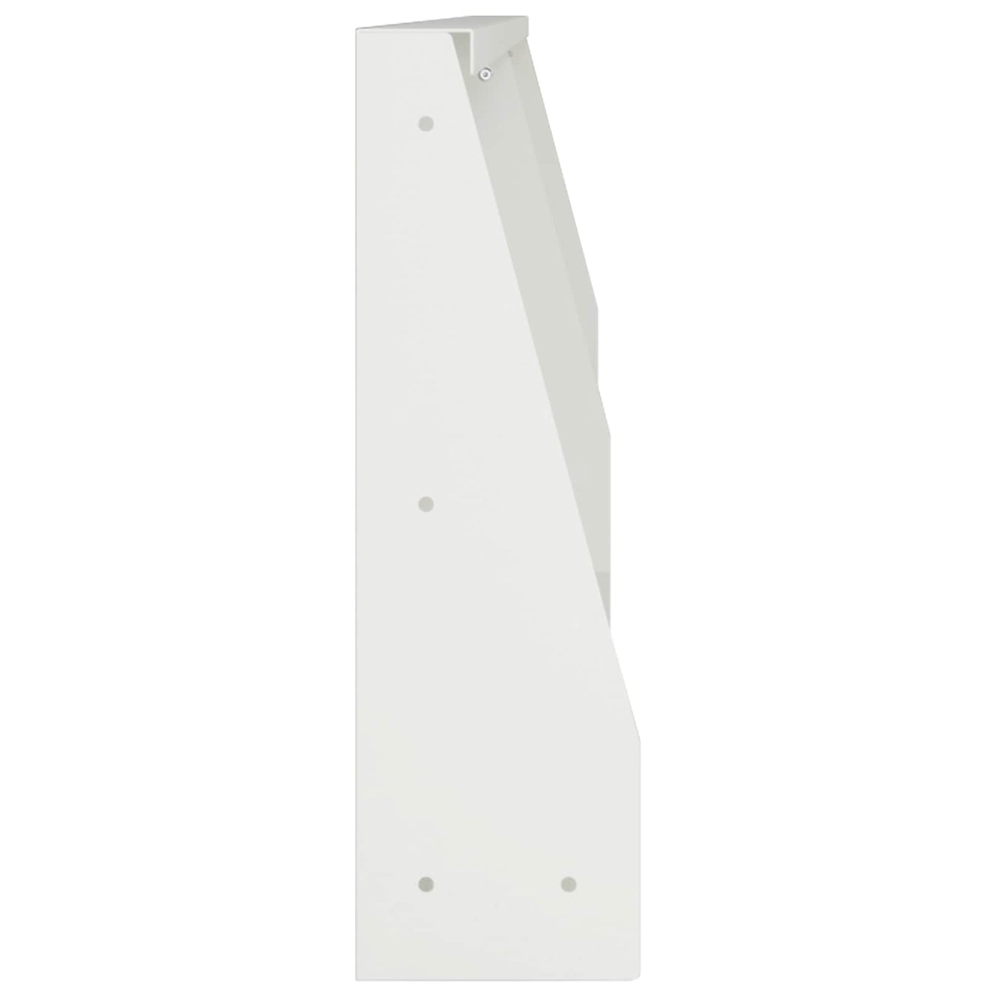 Retaining Wall 2 pcs 100 x 12 x 30 cm Steel White