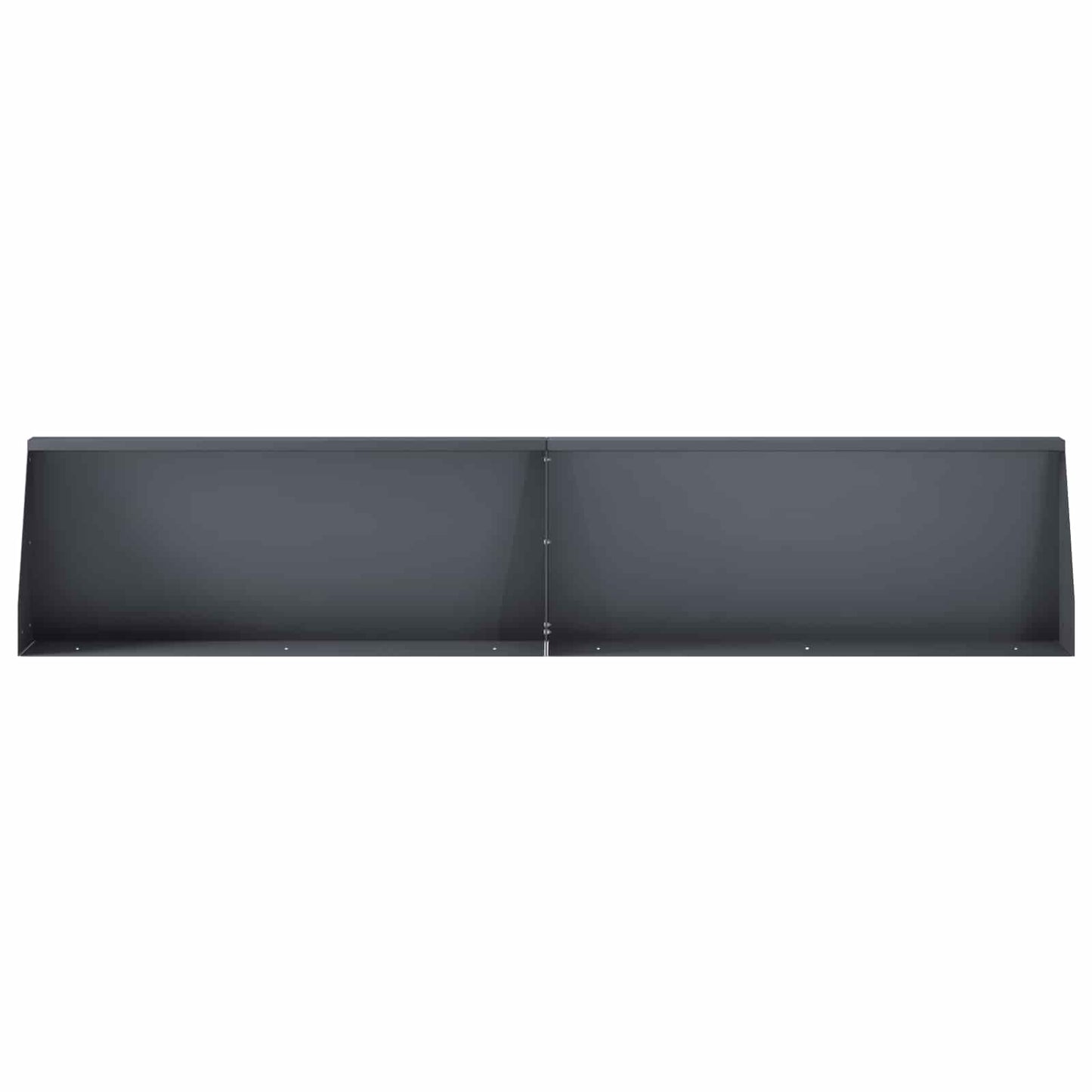 Retaining Wall 2 pcs 100 x 12 x 30 cm Steel Anthracite