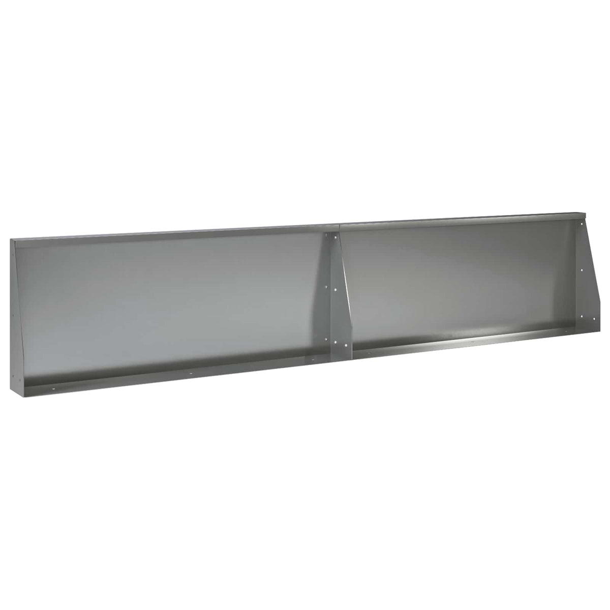 Retaining Wall 2 pcs 100 x 12 x 30 cm Galvanised Steel Silver