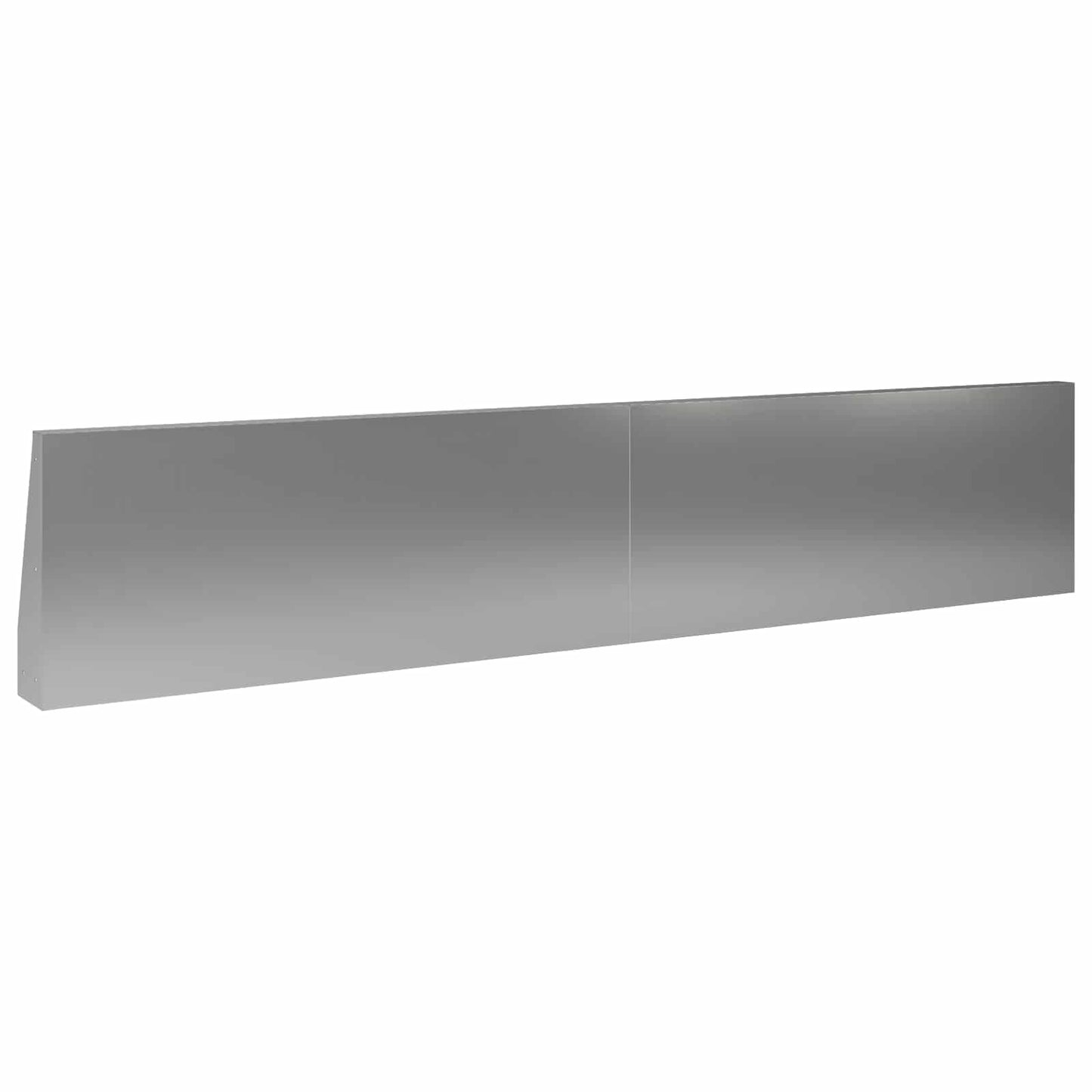 Retaining Wall 2 pcs 100 x 12 x 30 cm Galvanised Steel Silver