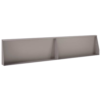 Retaining Wall 2 pcs 100 x 12 x 30 cm Weathering Steel Rusty