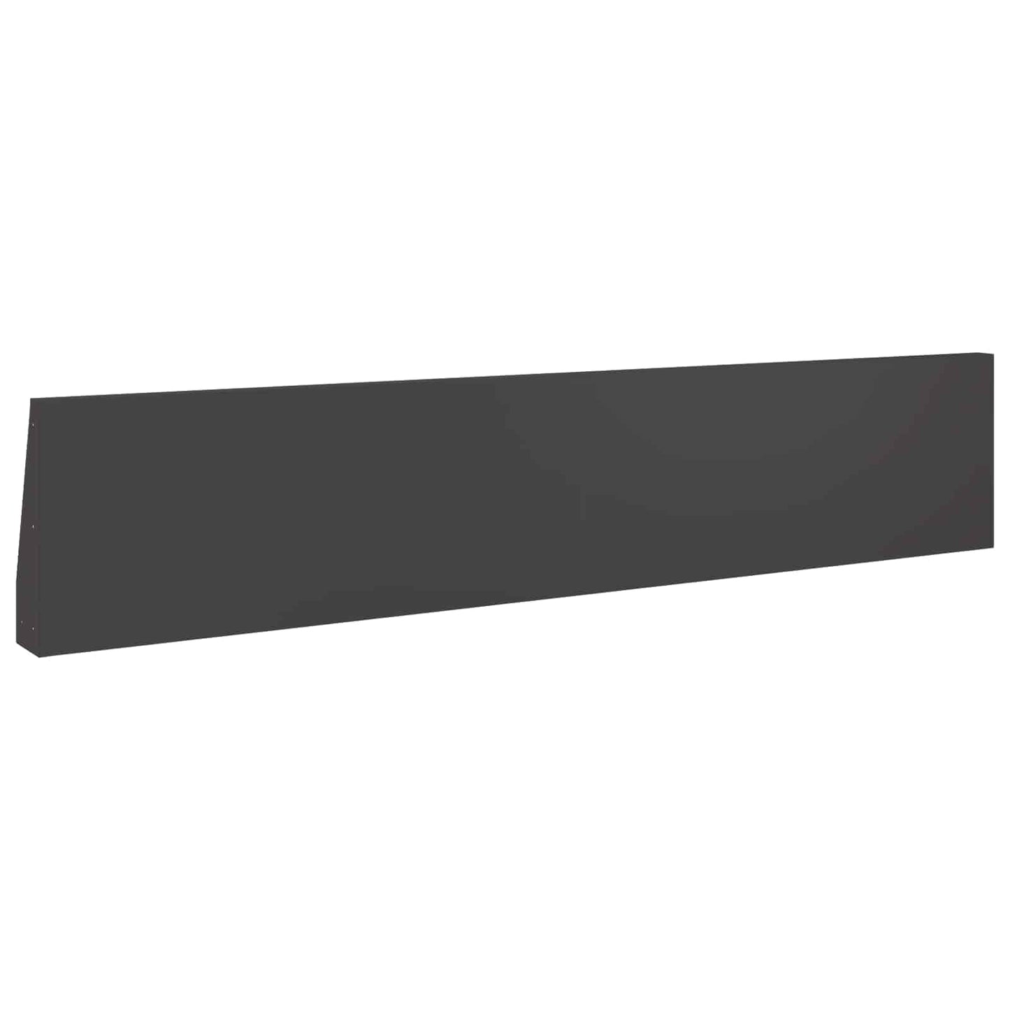 Retaining Wall 2 pcs 100 x 12 x 40 cm Steel Black