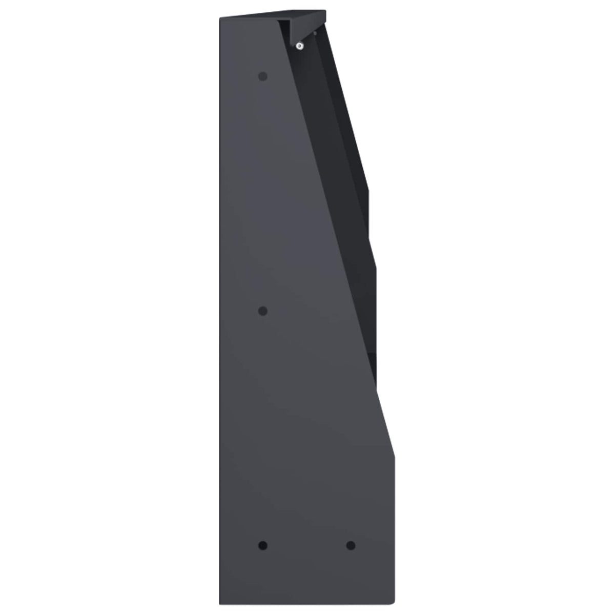 Retaining Wall 2 pcs 100 x 12 x 40 cm Steel Anthracite