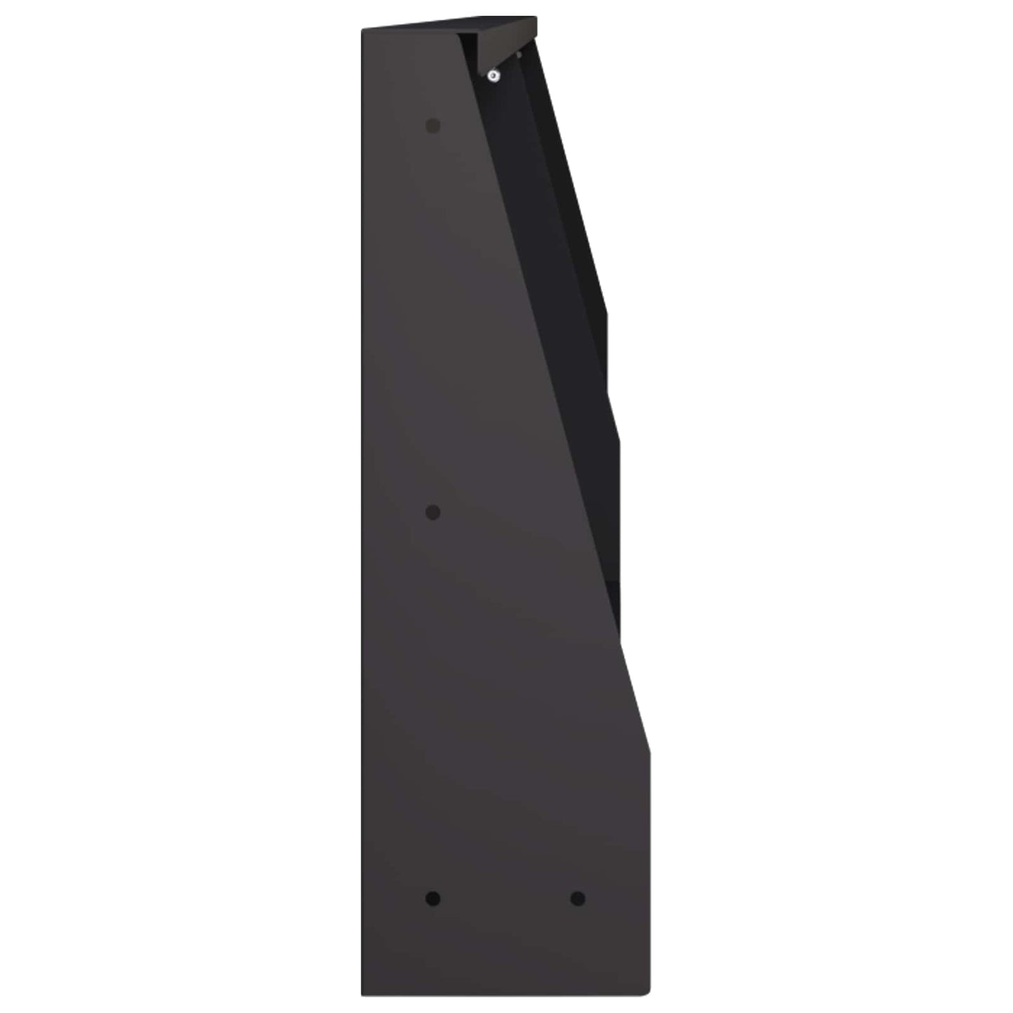 Retaining Wall 2 pcs 100 x 12 x 50 cm Steel Black