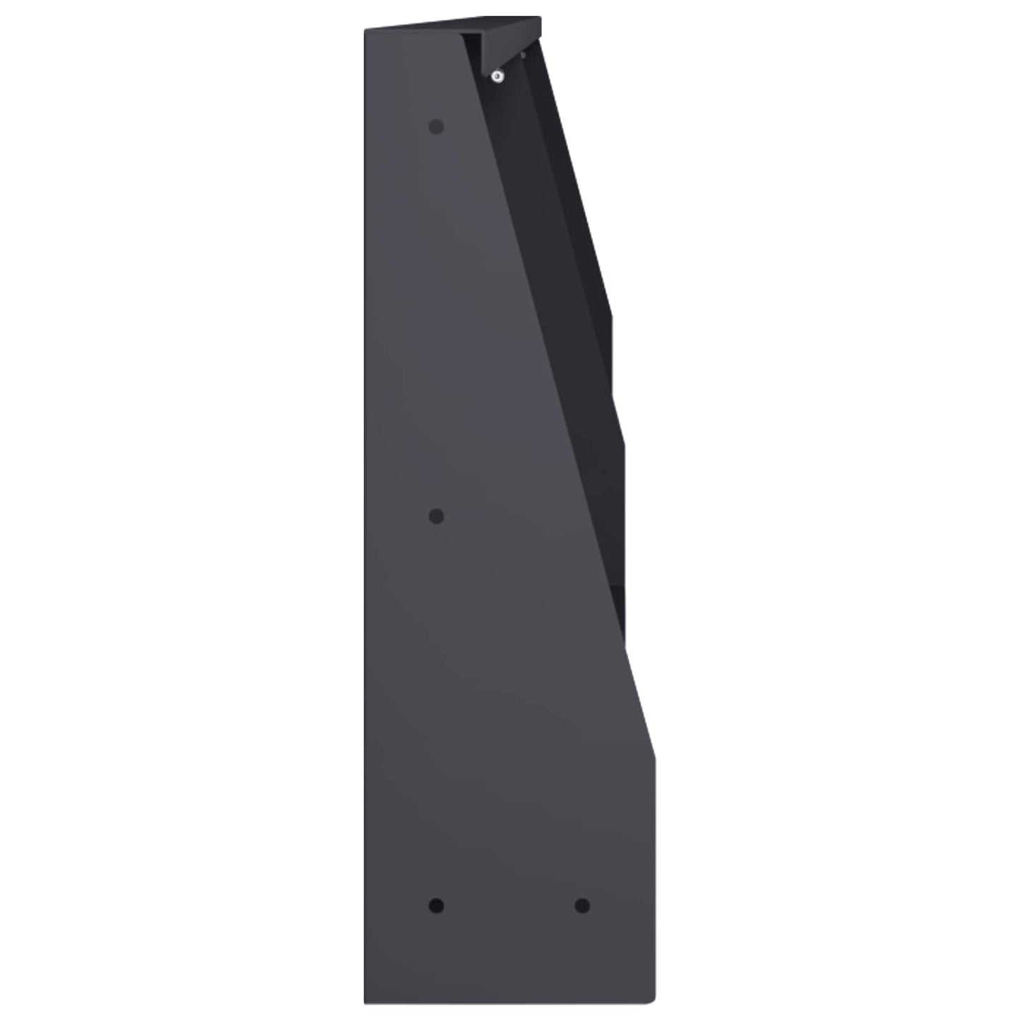Retaining Wall 2 pcs 100 x 12 x 50 cm Steel Anthracite