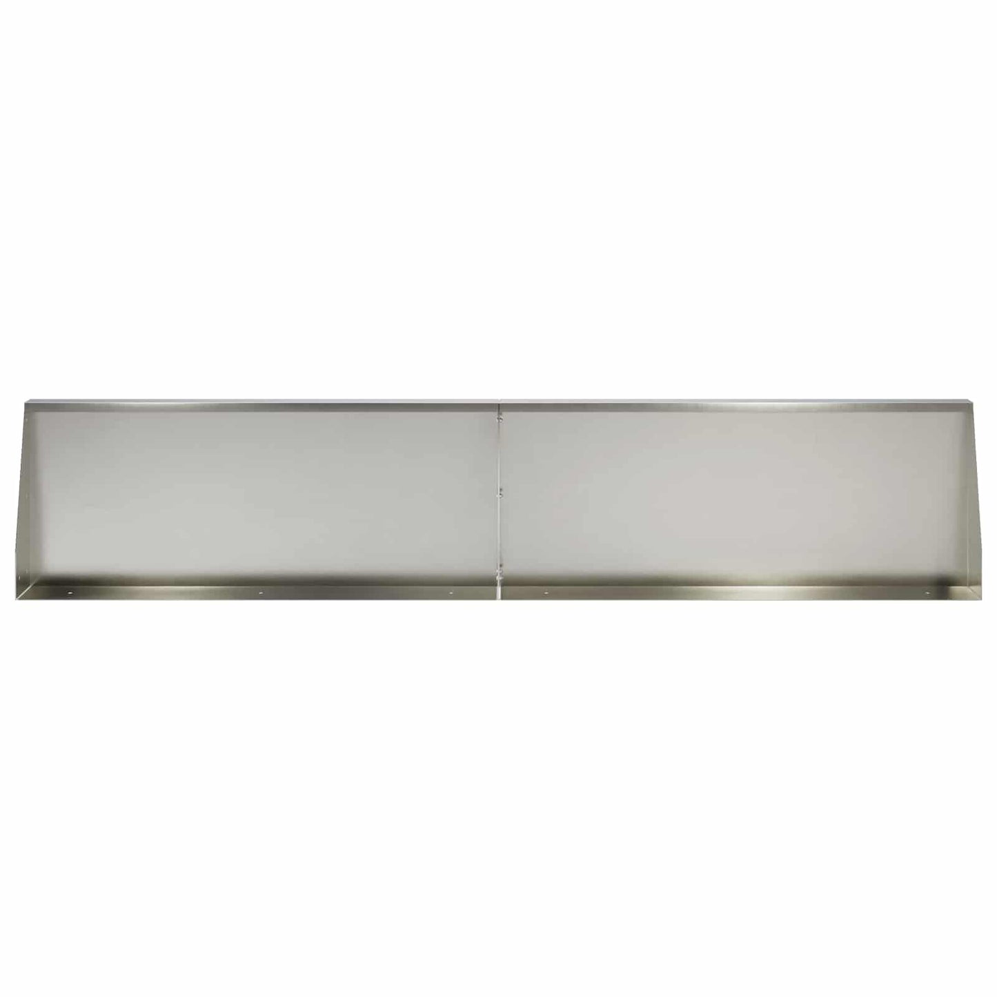 Retaining Wall 2 pcs 100 x 12 x 50 cm Stainless Steel Silver
