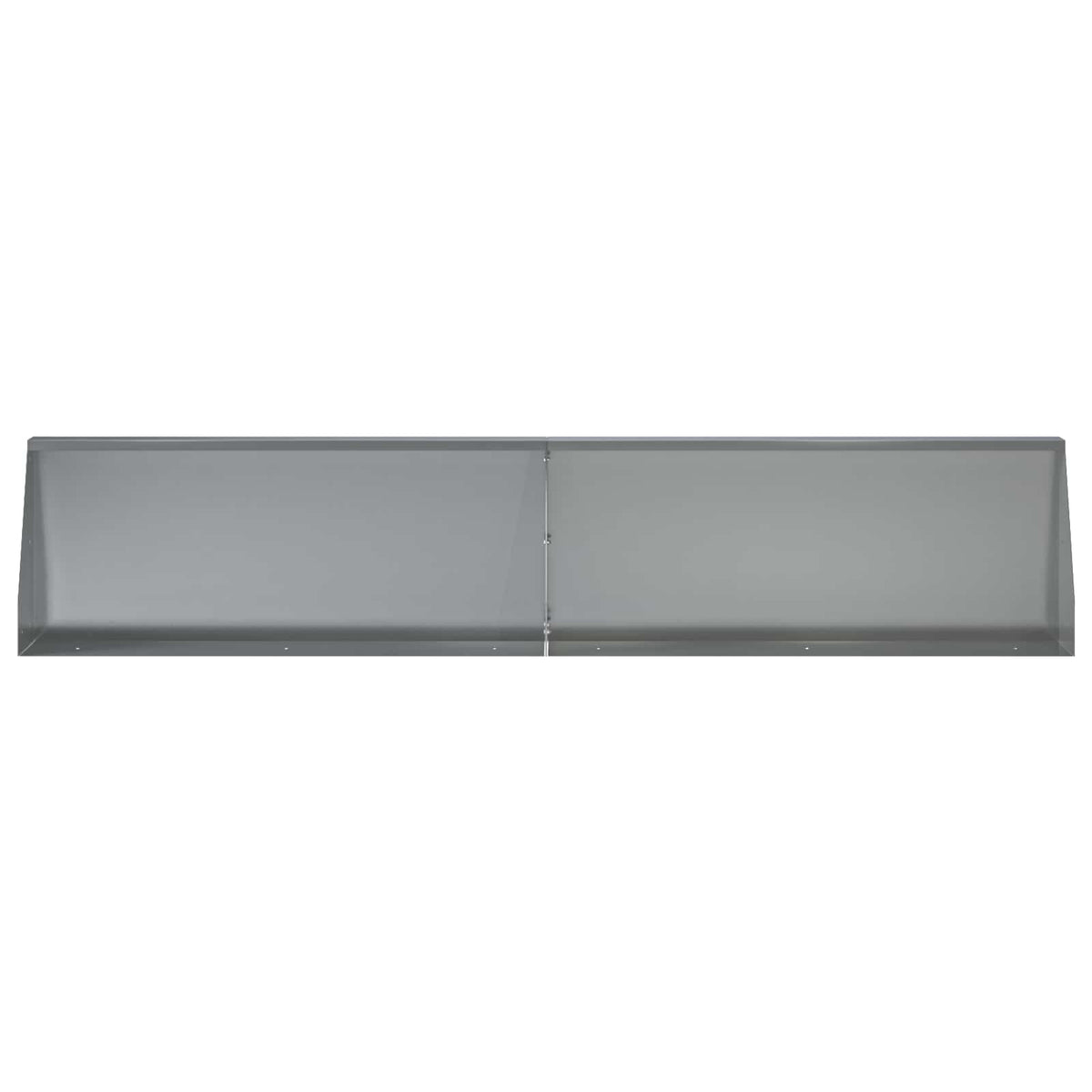 Retaining Wall 2 pcs 100 x 12 x 50 cm Galvanised Steel Silver