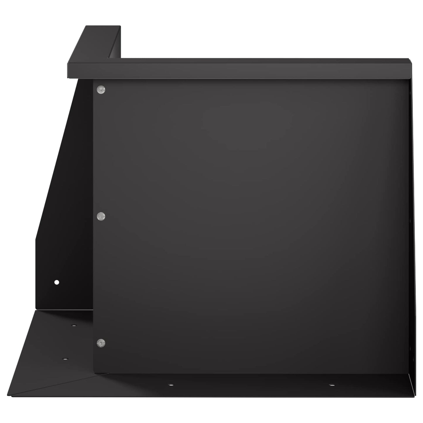 Retaining Wall 2 pcs 50 x 50 x 30 cm Steel Black