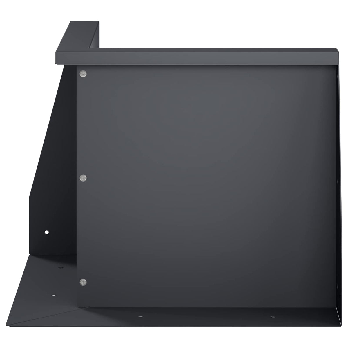 Retaining Wall 2 pcs 50 x 50 x 30 cm Steel Anthracite