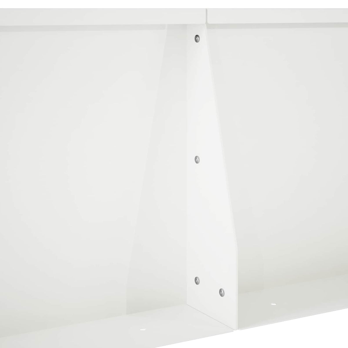 Retaining Wall 2 pcs 50 x 50 x 40 cm Steel White
