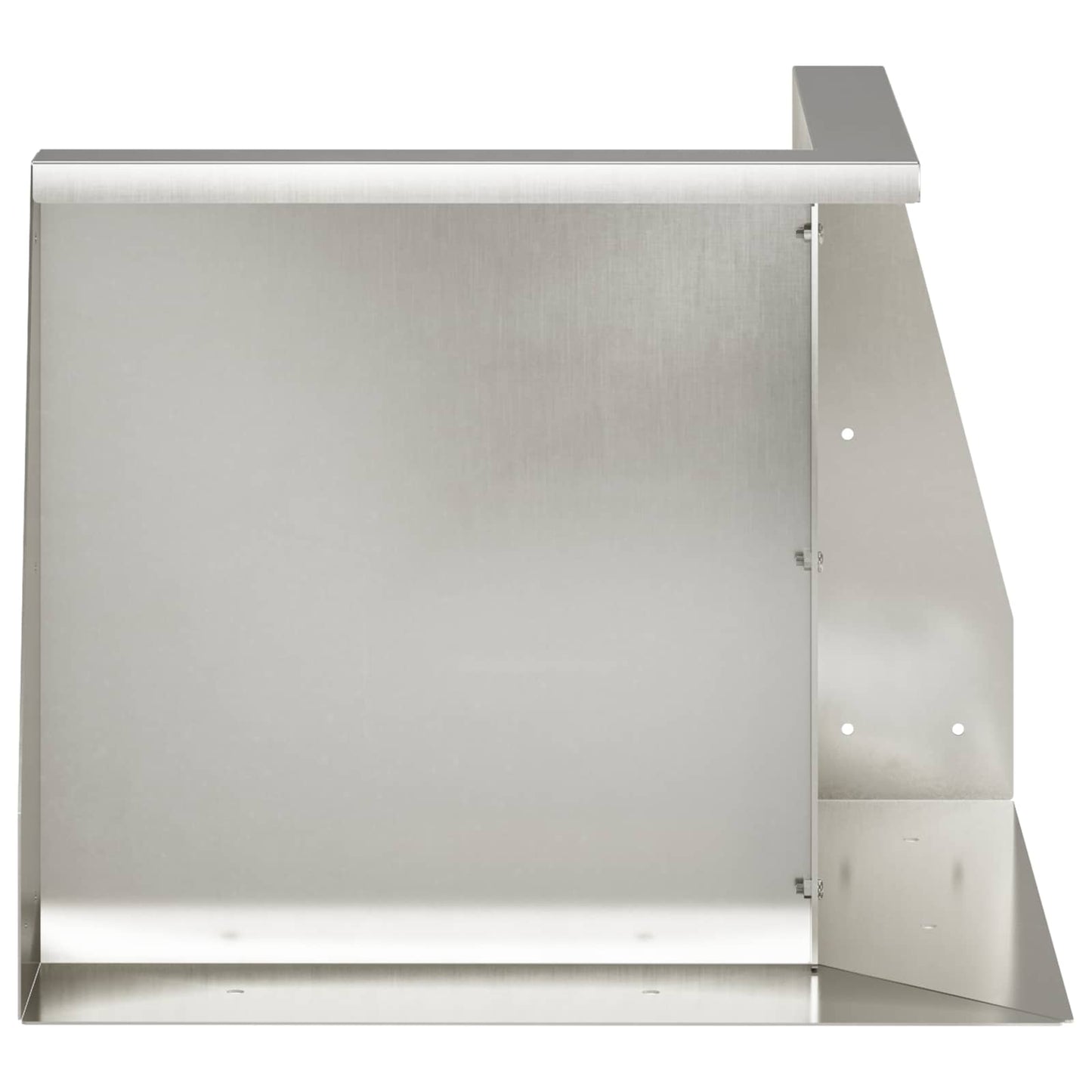 Retaining Wall 50 x 50 x 40 cm Stainless Steel Silver