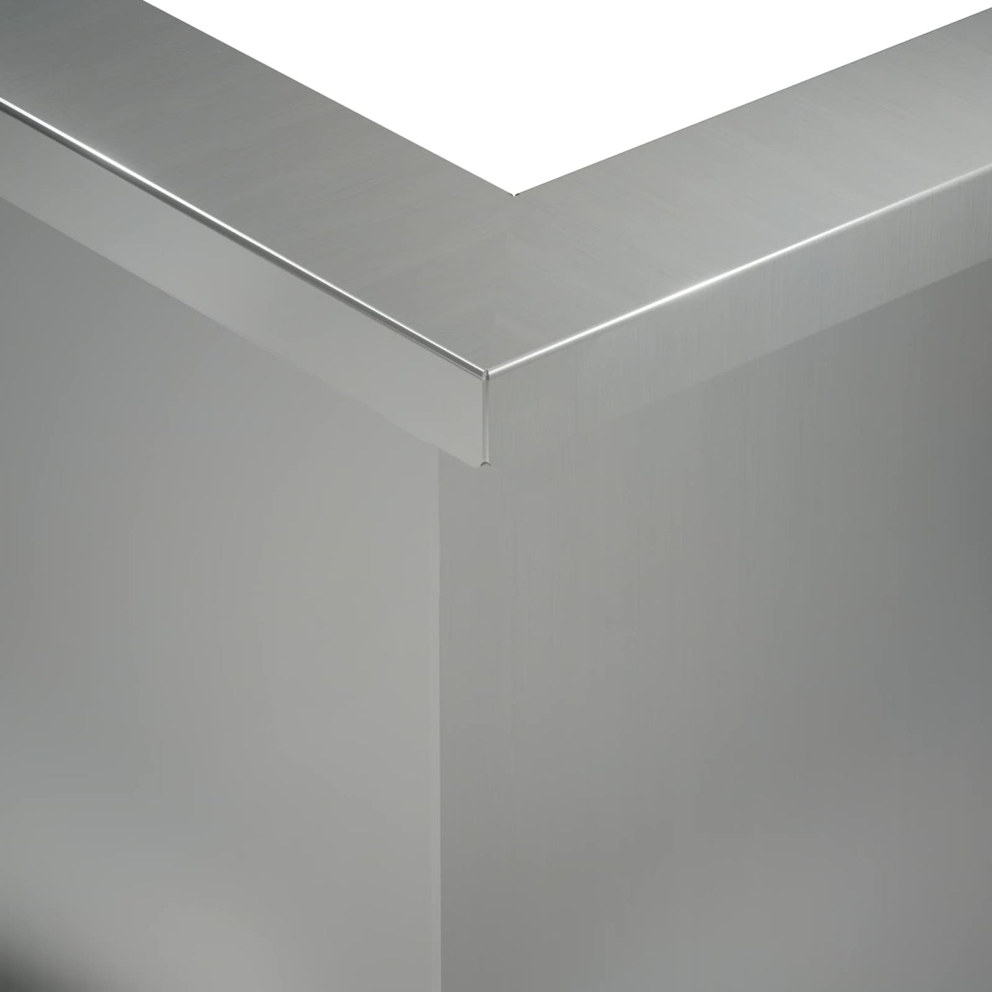 Retaining Wall 50 x 50 x 40 cm Galvanised Steel Silver
