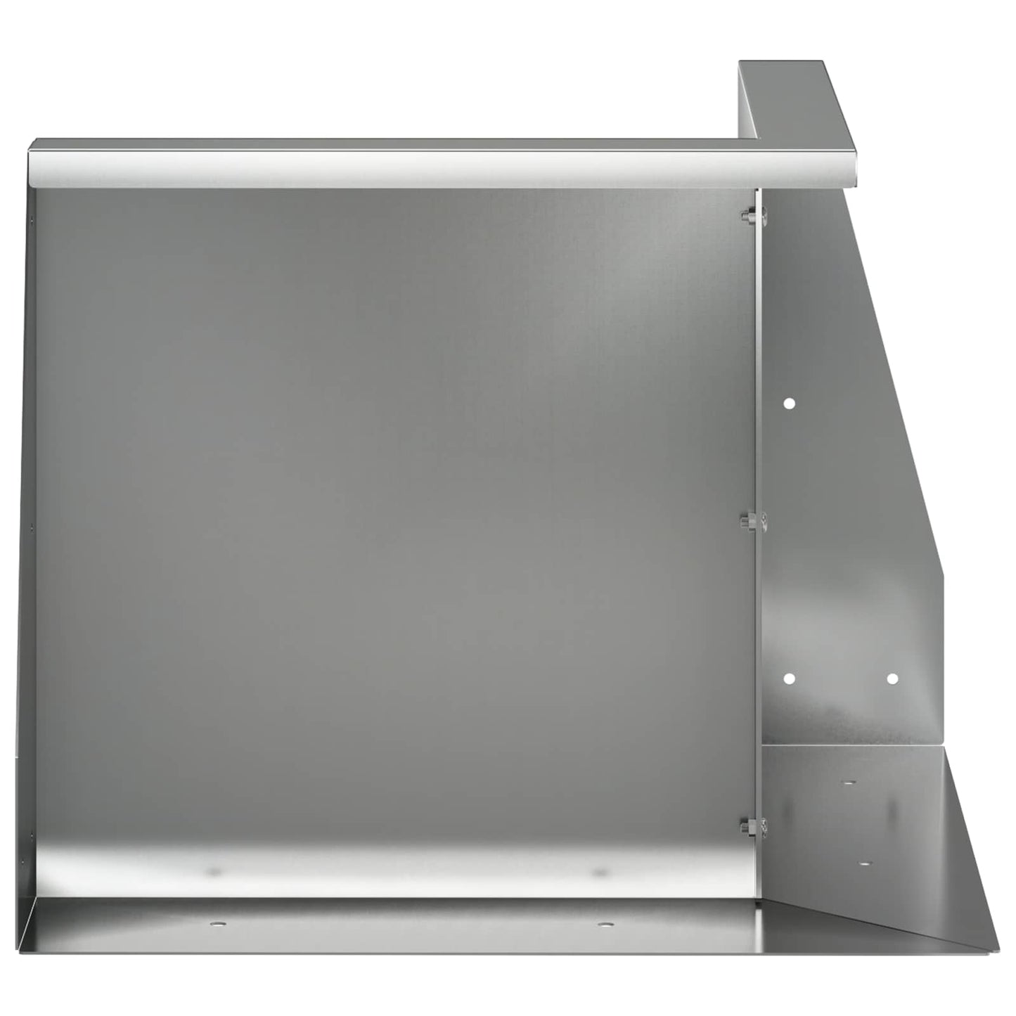 Retaining Wall 50 x 50 x 40 cm Galvanised Steel Silver