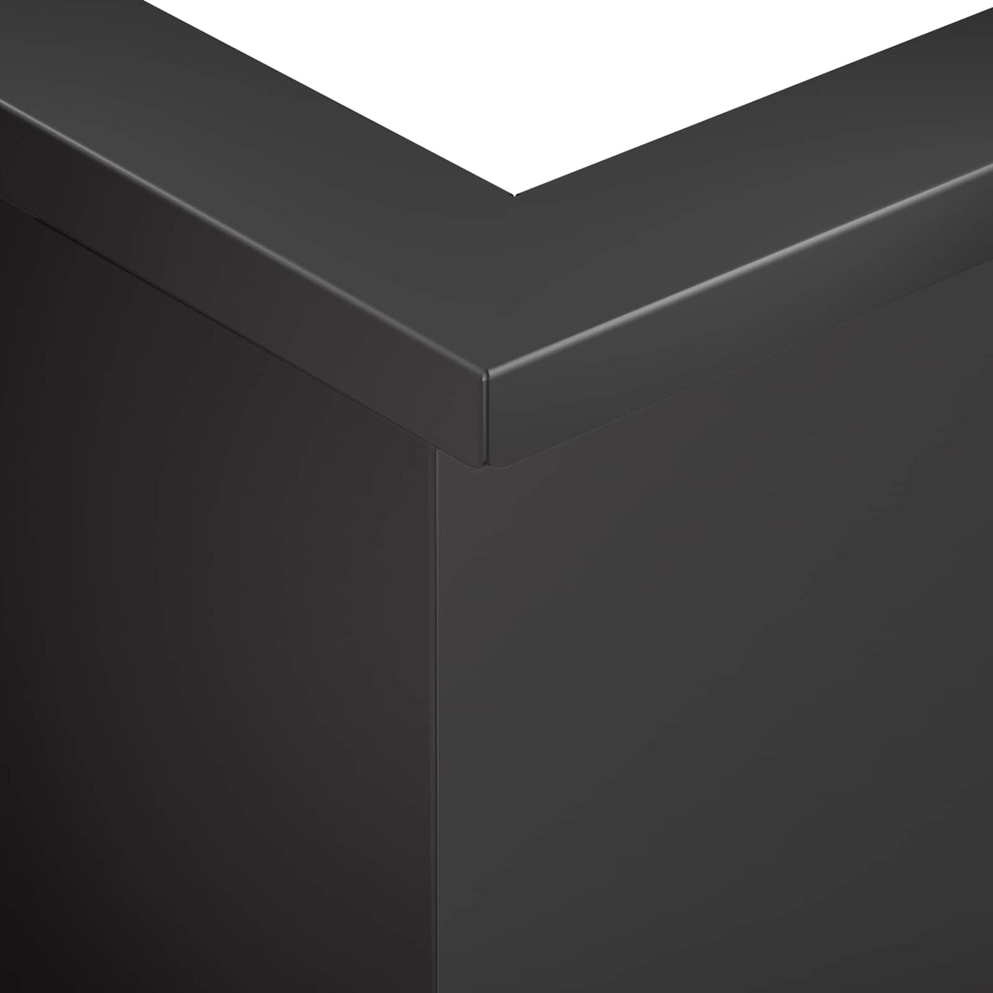 Retaining Wall 2 pcs 50 x 50 x 50 cm Steel Black