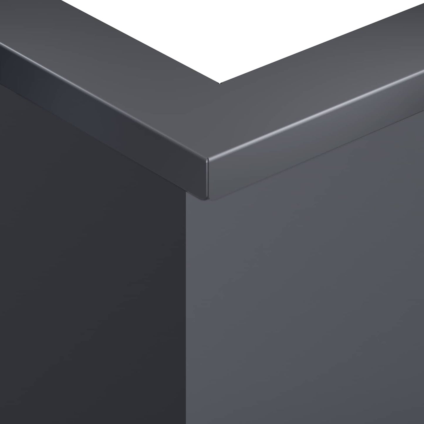 Retaining Wall 2 pcs 50 x 50 x 50 cm Steel Anthracite