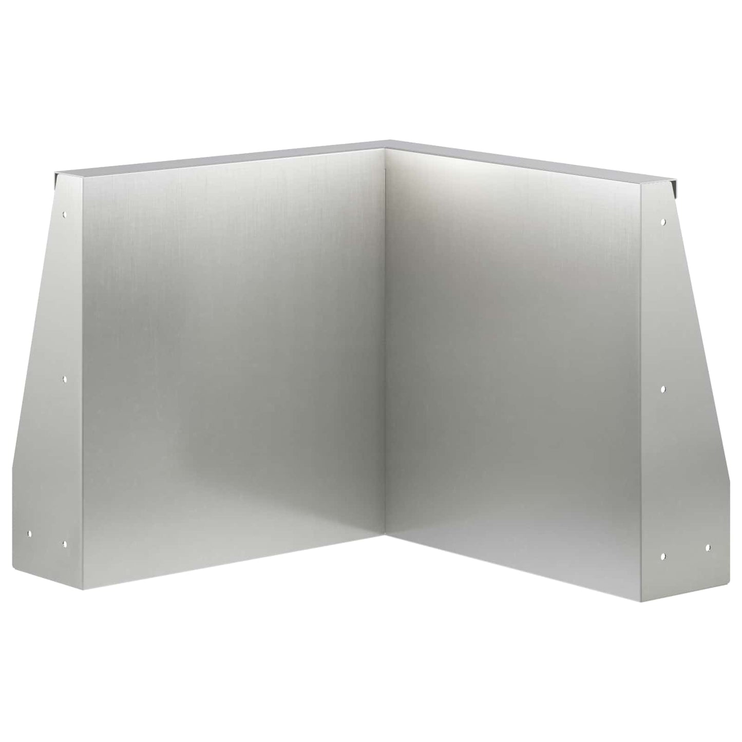 Retaining Wall 50 x 50 x 50 cm Stainless Steel Silver