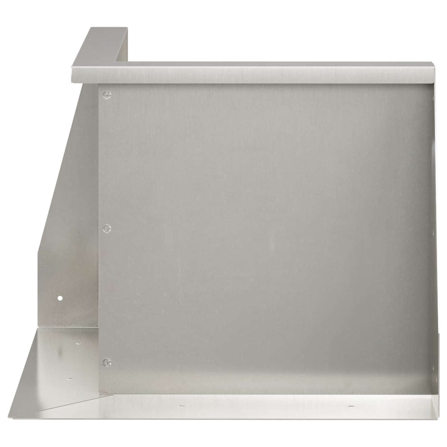 Retaining Wall 50 x 50 x 50 cm Stainless Steel Silver