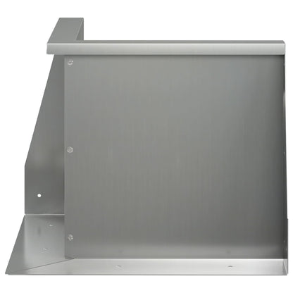 Retaining Wall 50 x 50 x 50 cm Galvanised Steel Silver