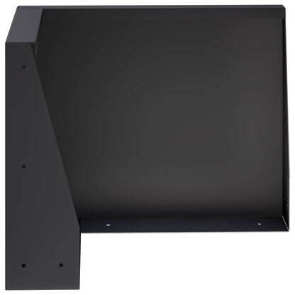 Retaining Wall 50 x 50 x 30 cm Steel Black
