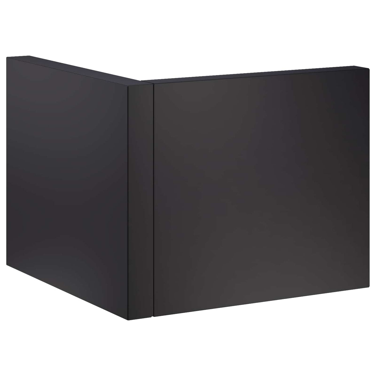Retaining Wall 2 pcs 50 x 50 x 30 cm Steel Black